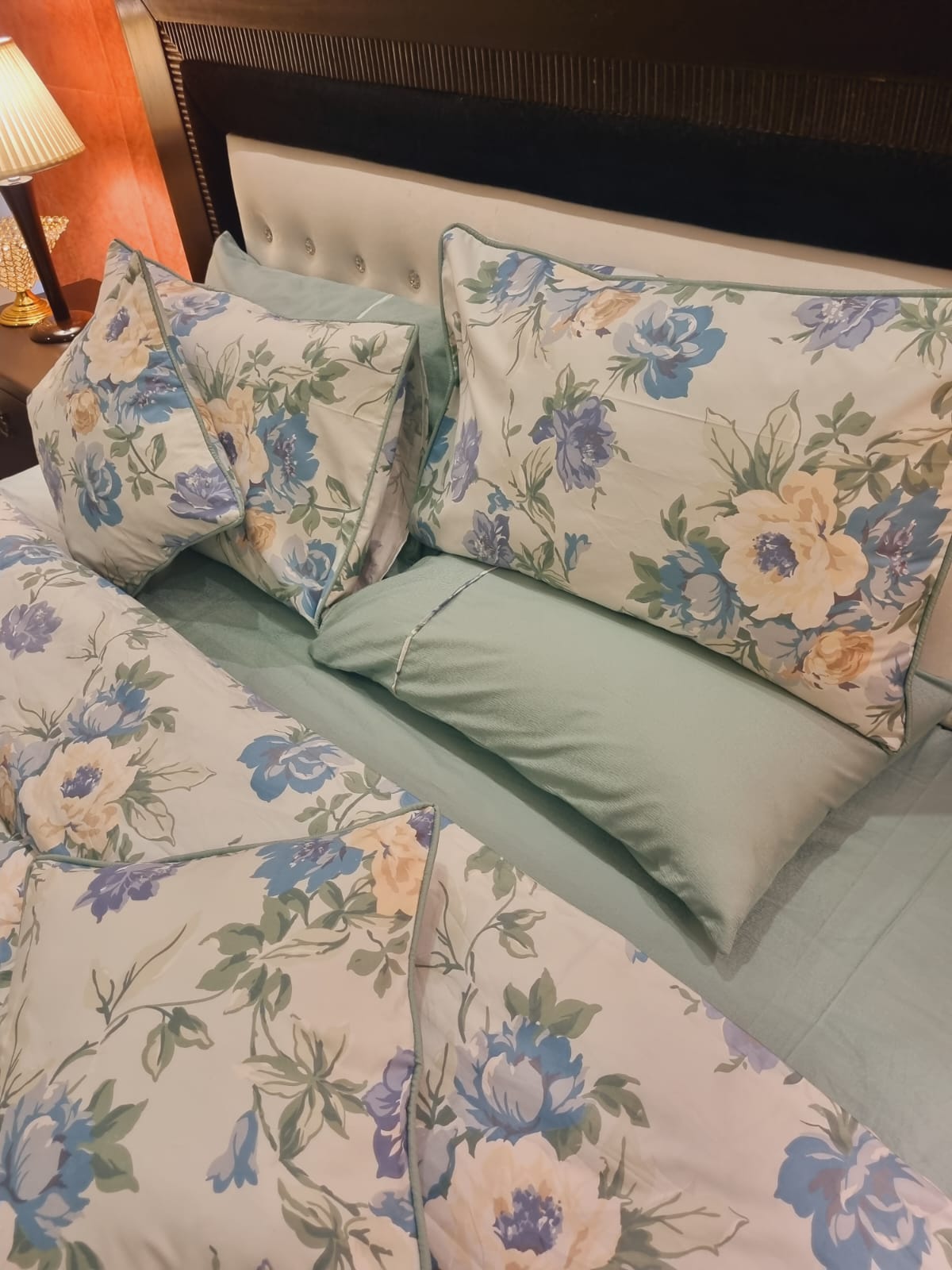 IV702 Luxury Cotton Satin Duvet Cover Set - Without Filling