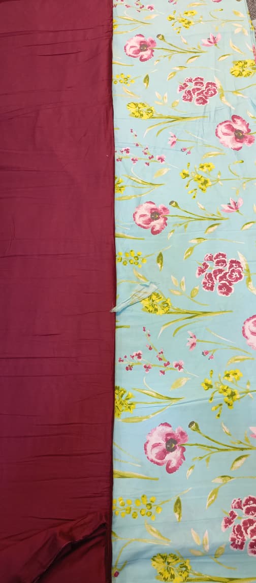 The Azure Meadow Botanical Duvet Cover Set