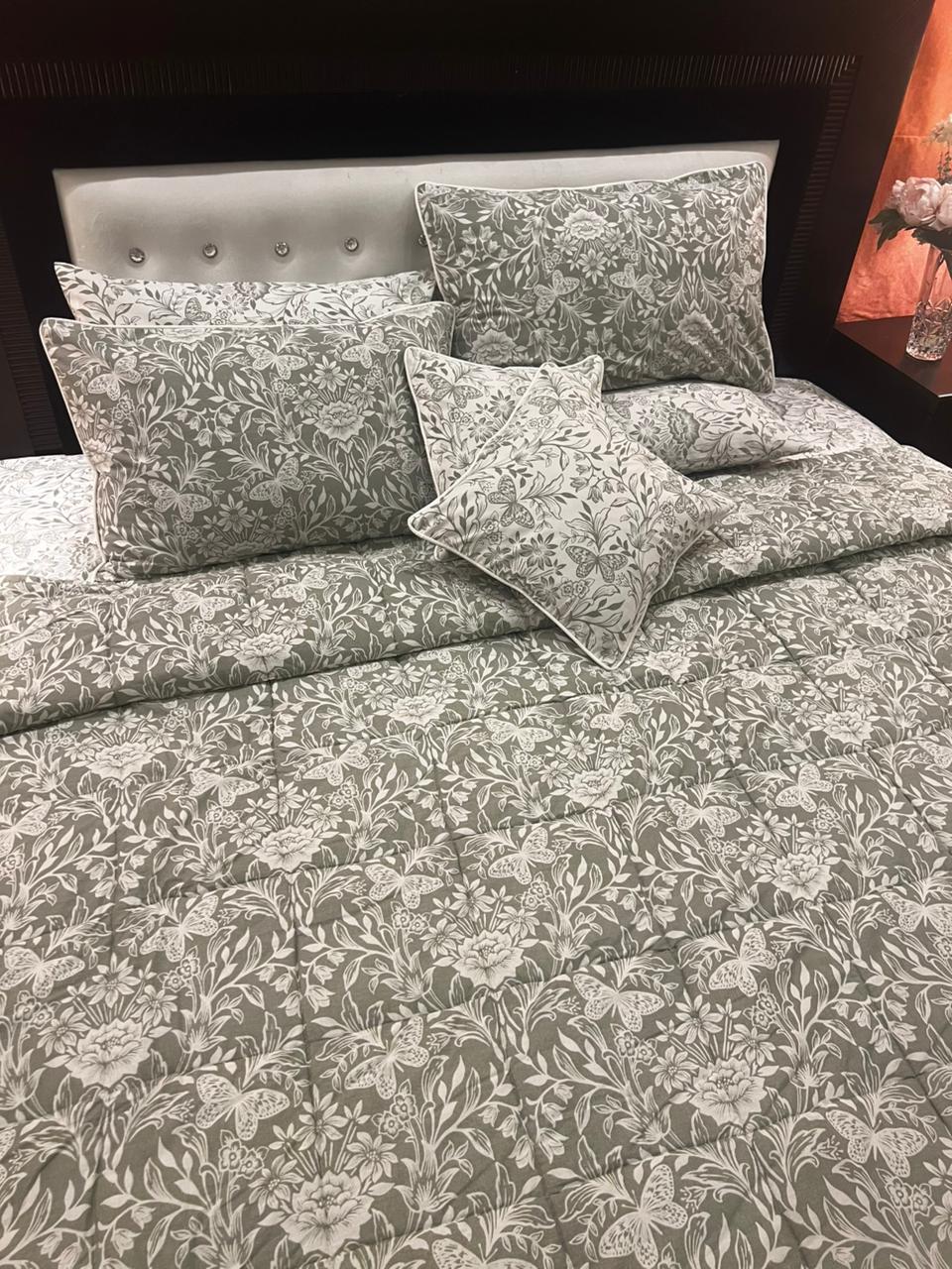 IV654 Cotton Comforter Set - Light Filling