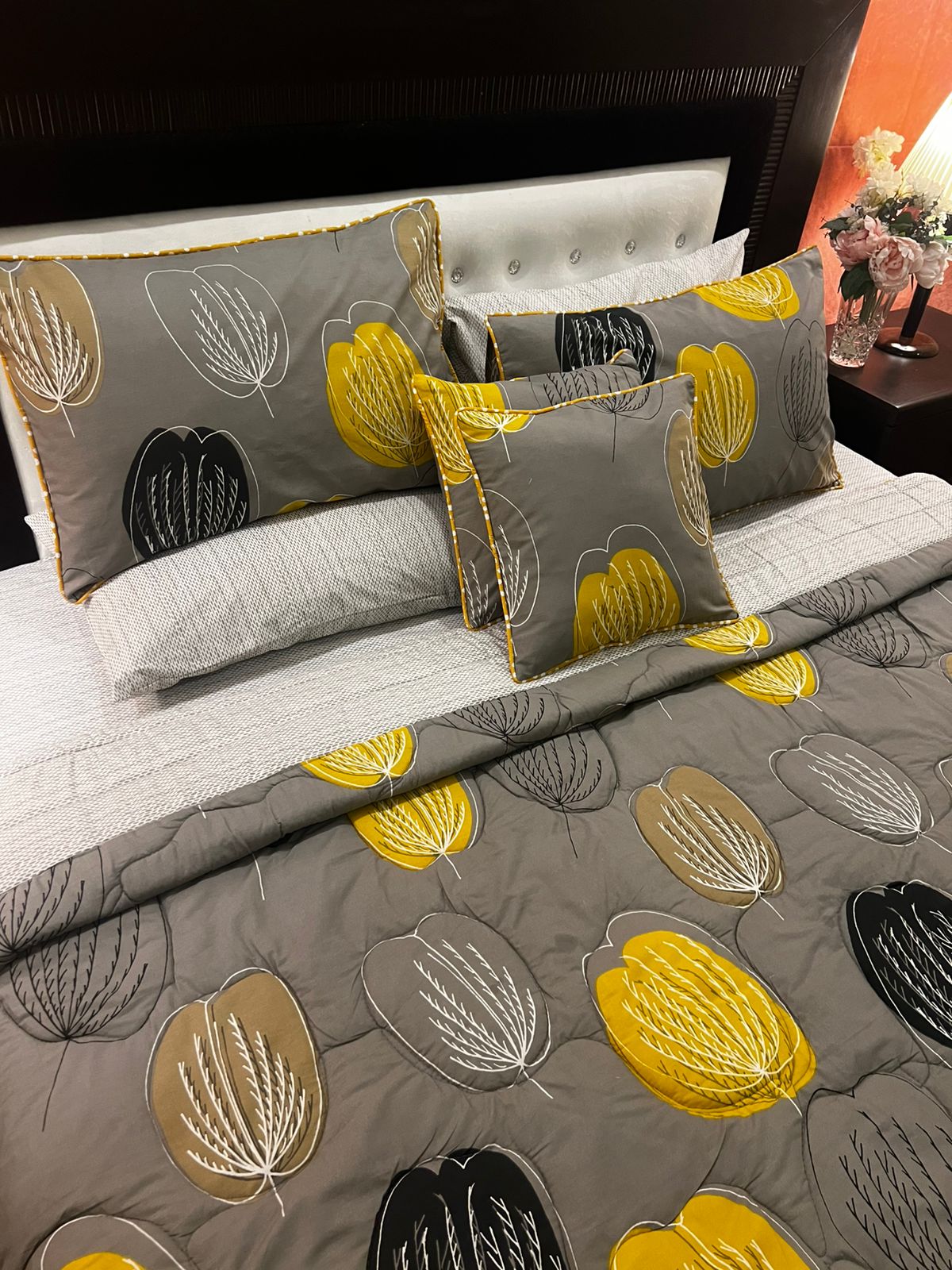 IV651 Cotton Comforter Set - Light Filling