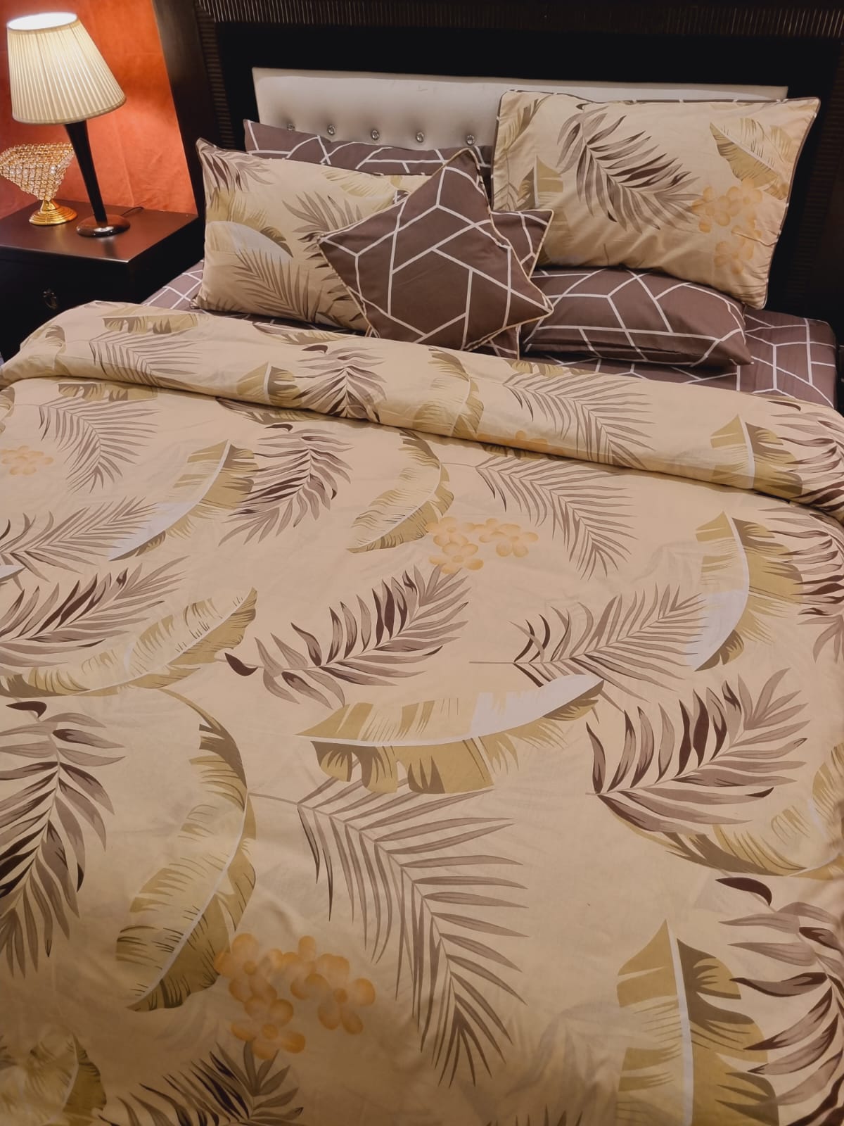 IV689 Cotton Comforter Set - Light Filling