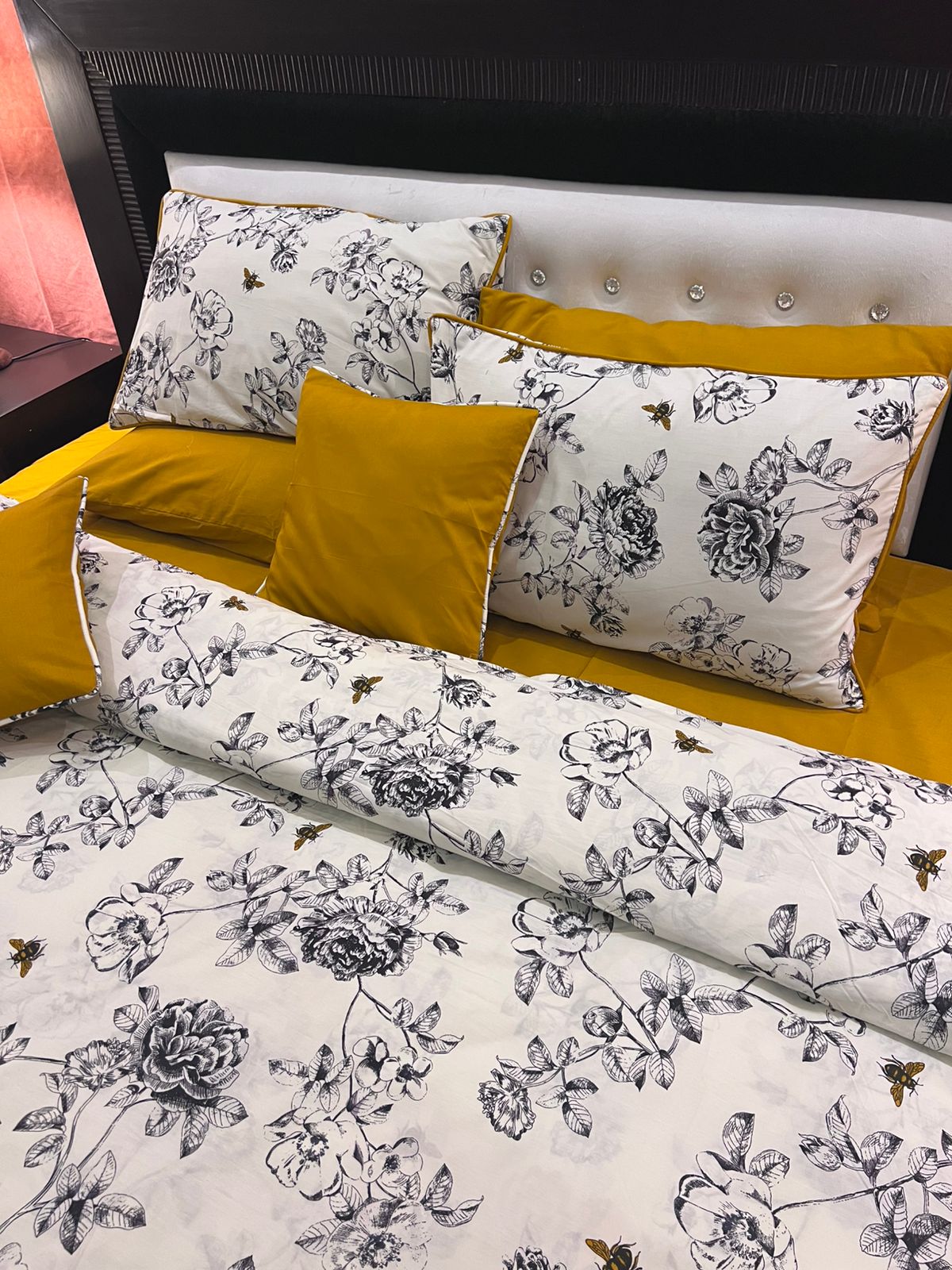 IV695 Percale Cotton Comforter Set - Light Filling