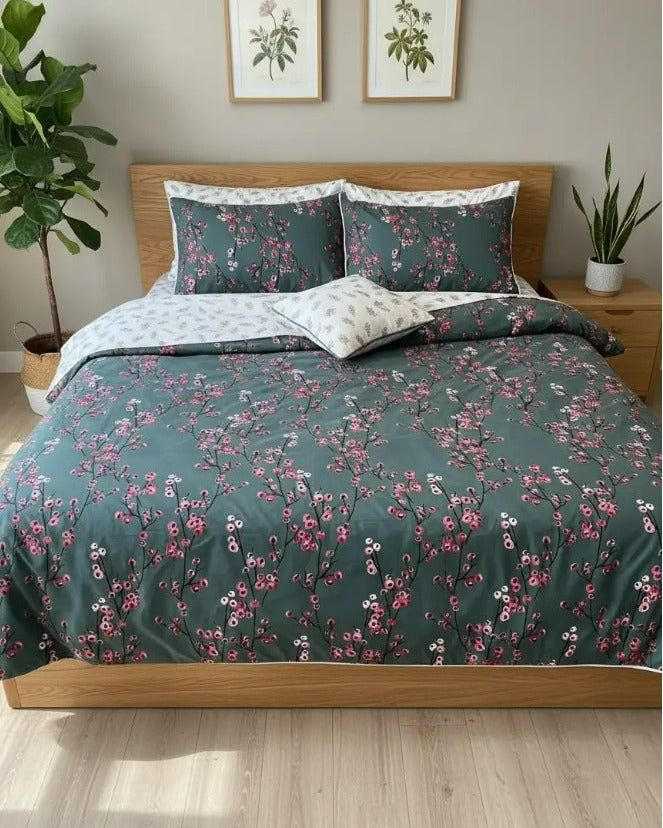 IV724 Cotton Comforter Set - Light Filling