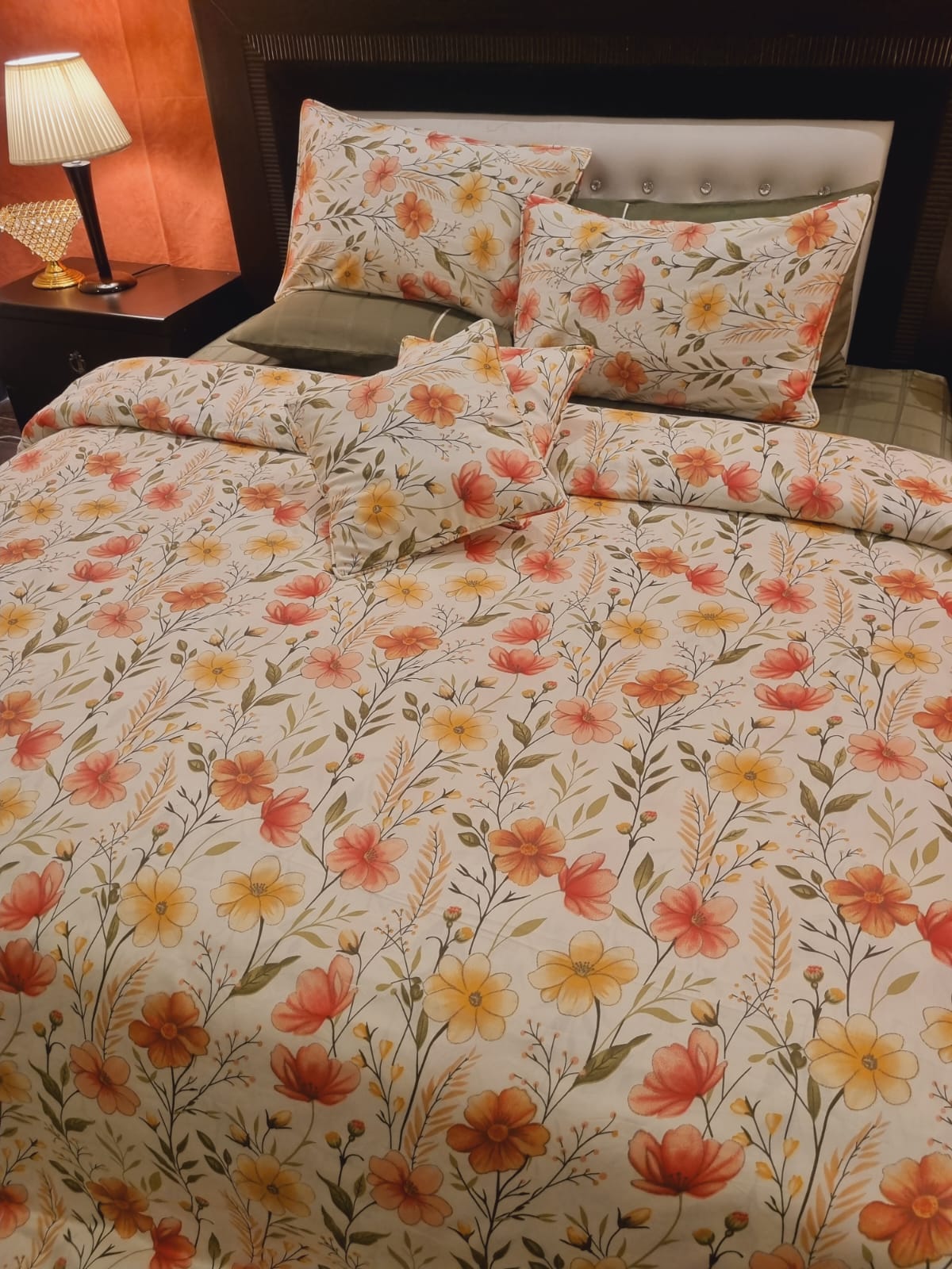 IV701 Luxury Cotton Satin Duvet Cover Set - Without Filling