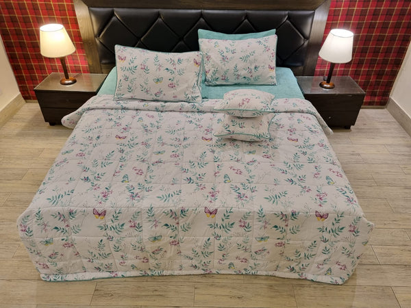 IV343 Cotton Comforter Set - Light Filling