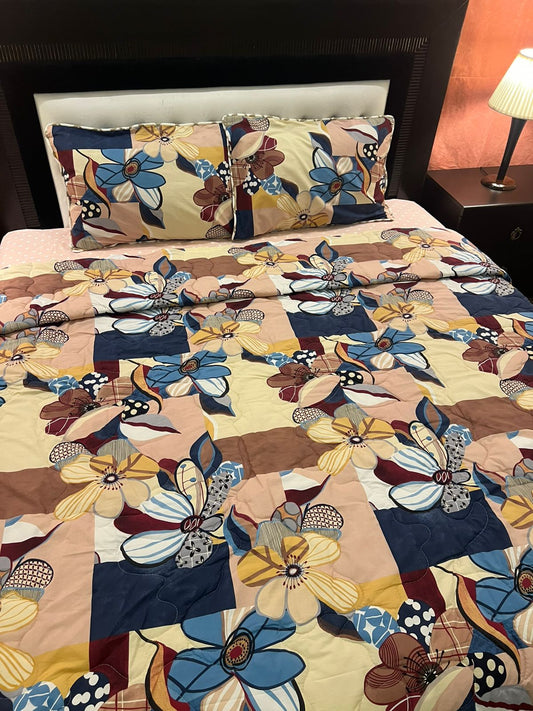 IV619 Cotton Comforter Set - Light Filling