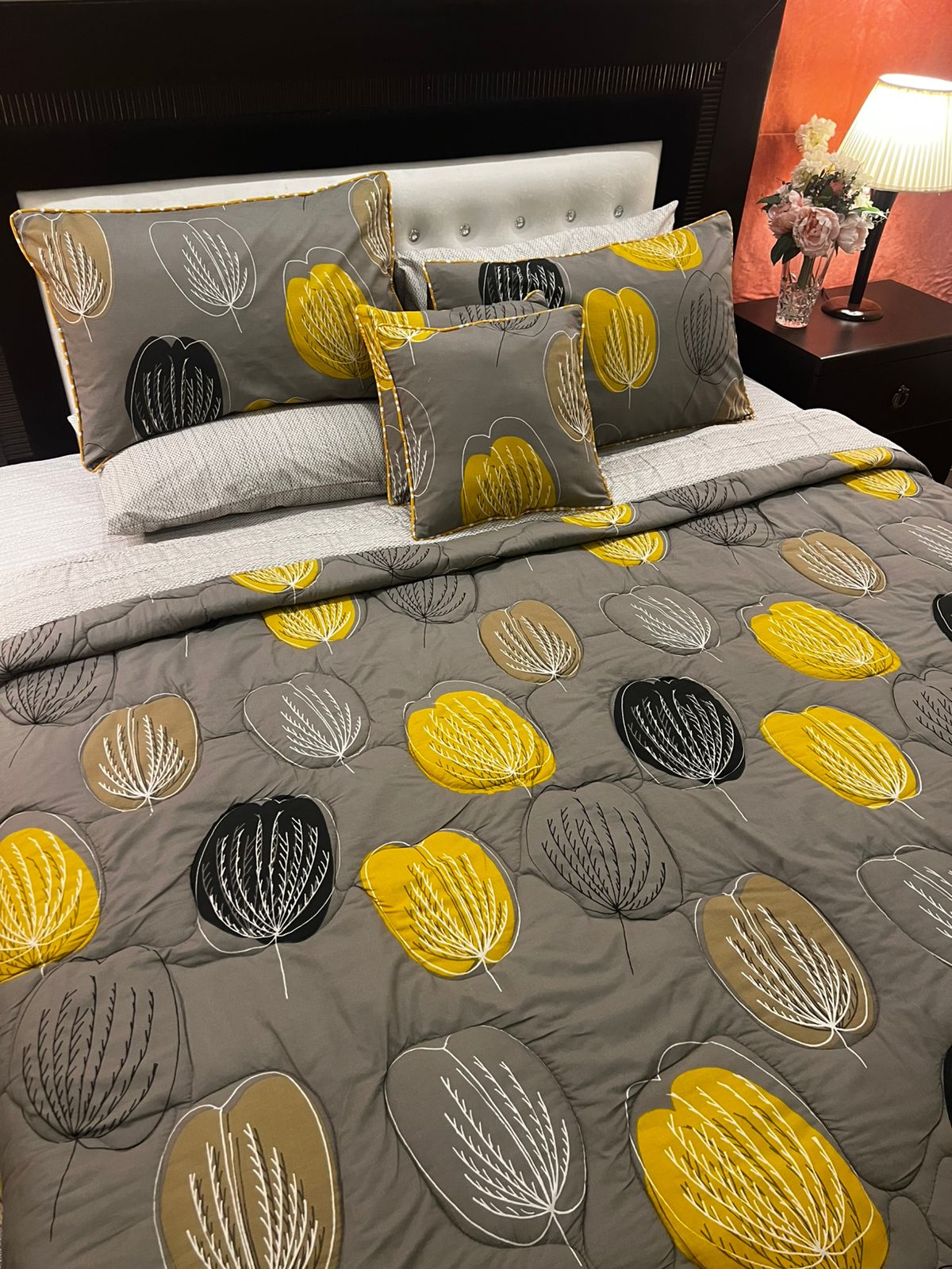 IV651 Cotton Comforter Set - Light Filling