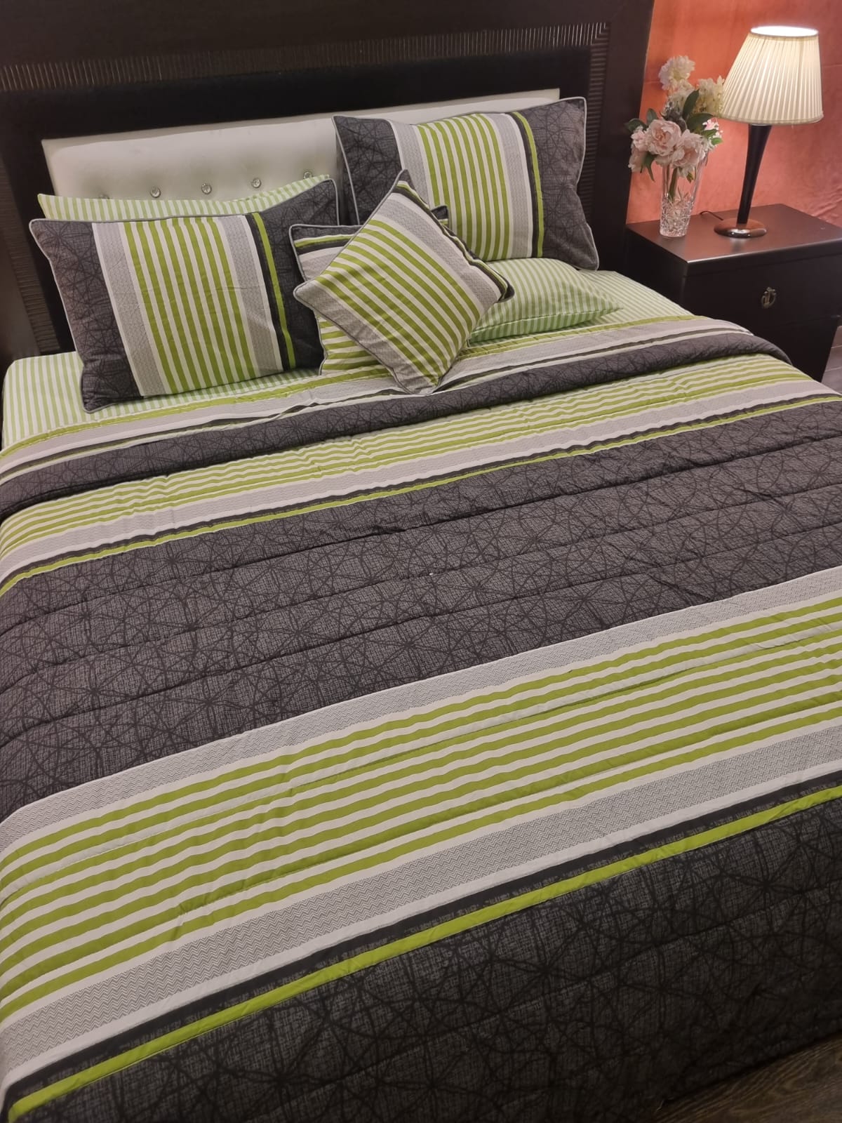IV685 Cotton Comforter Set - Light Filling