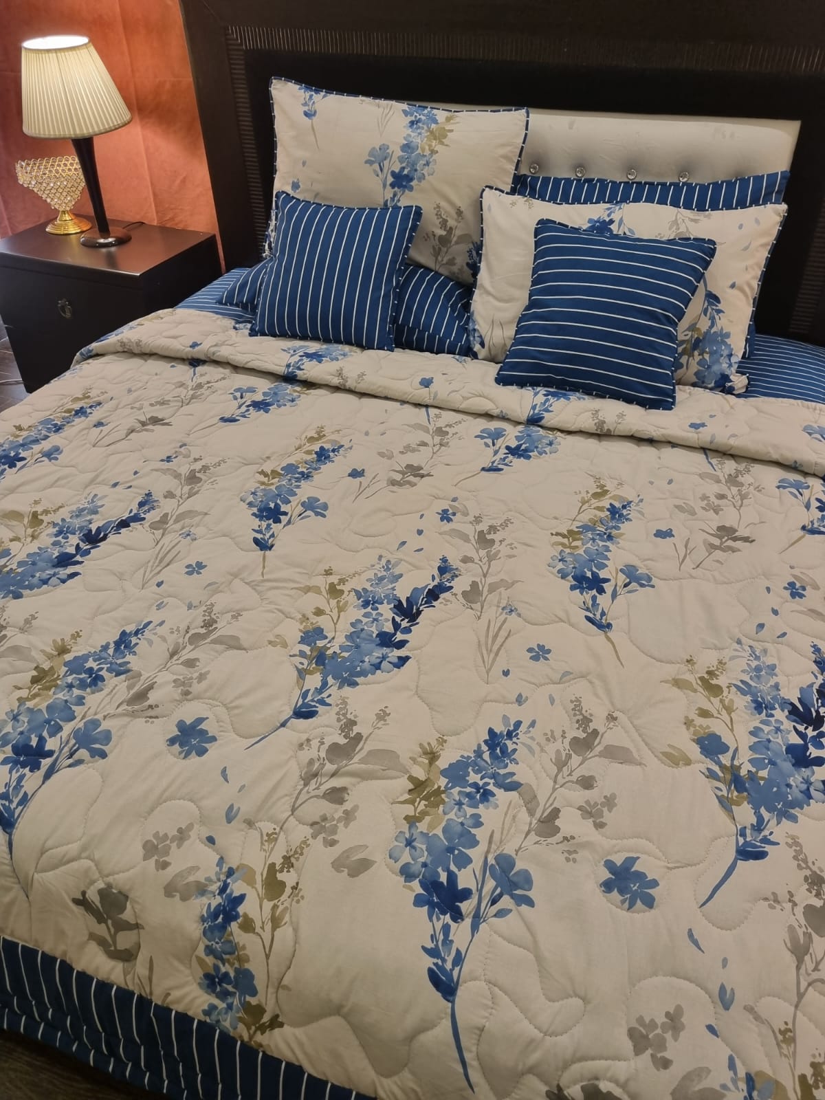 IV684 Cotton Comforter Set - Light Filling
