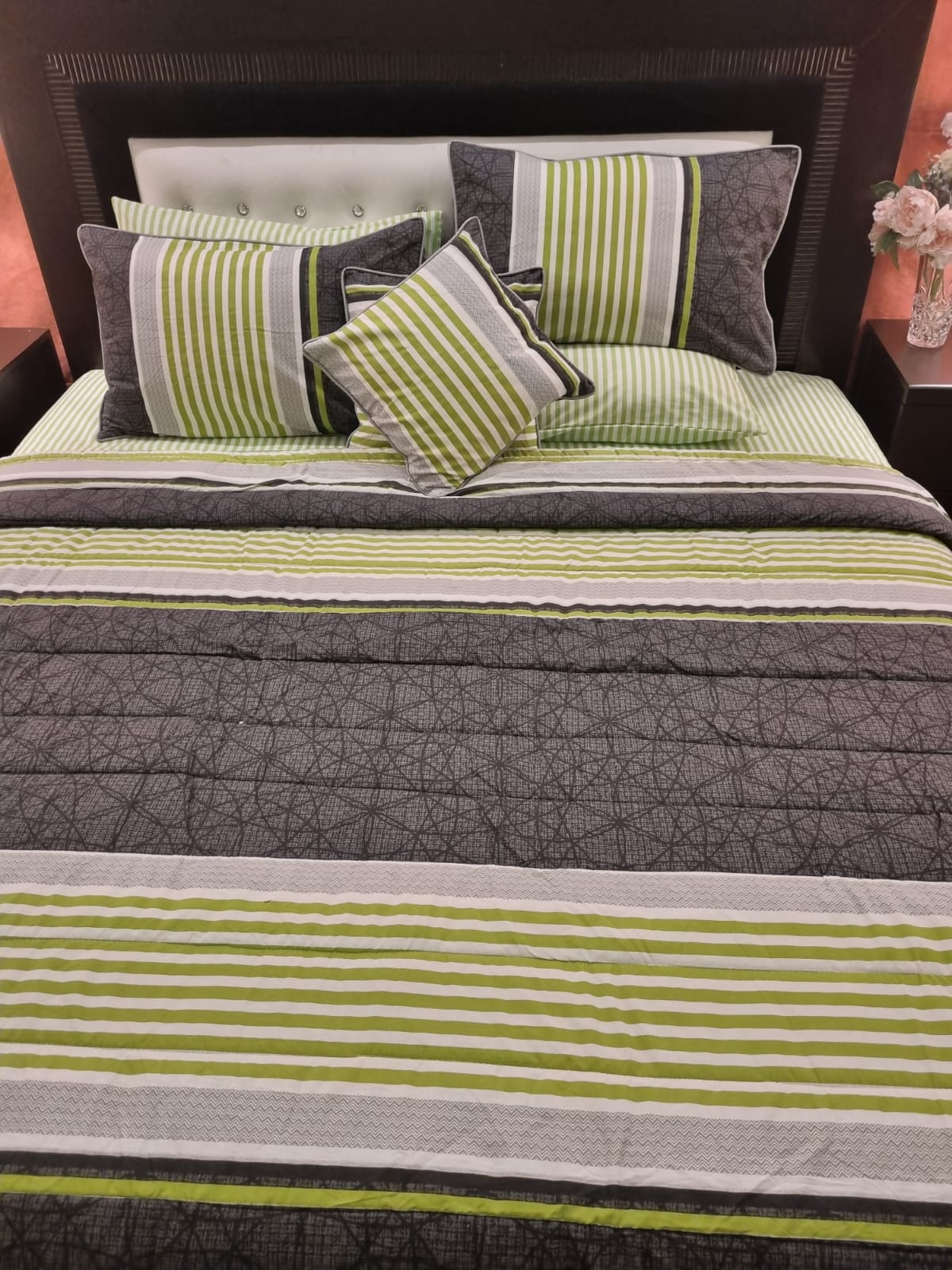 IV685 Cotton Comforter Set - Light Filling