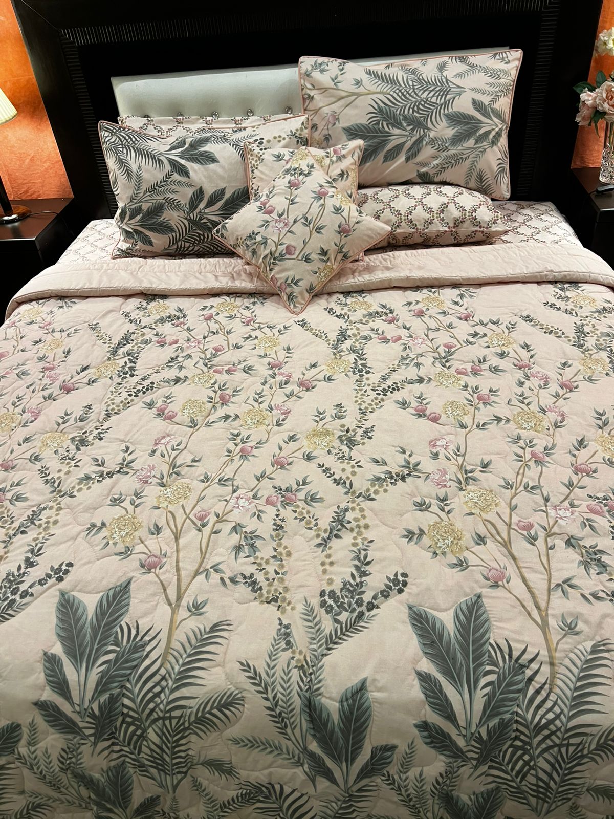IV683 Cotton Comforter Set - Light Filling