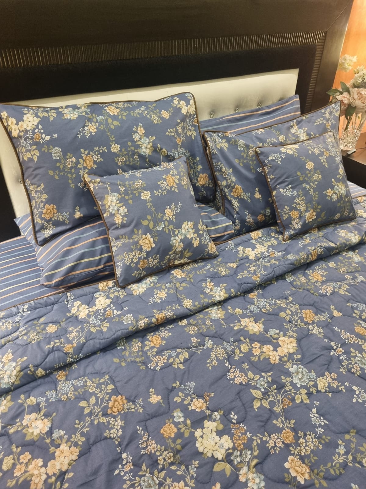 IV678 Cotton Comforter Set - Light Filling