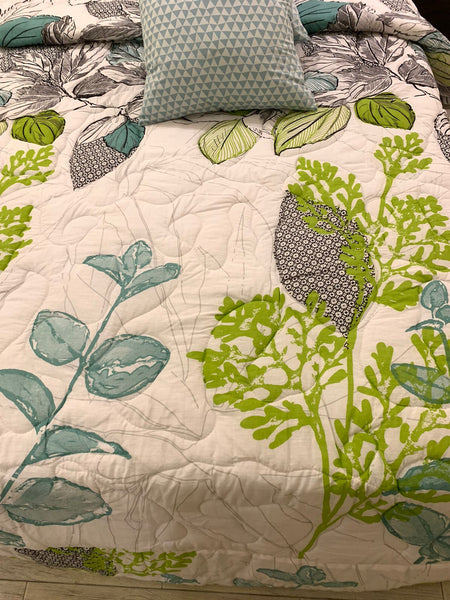 IV261 Cotton Comforter Set - Light Filling