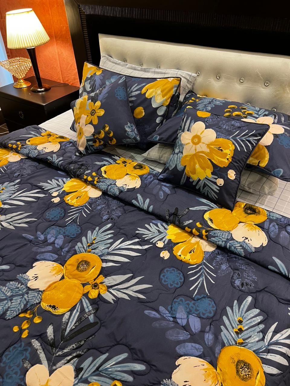 IV674 Cotton Comforter Set - Light Filling