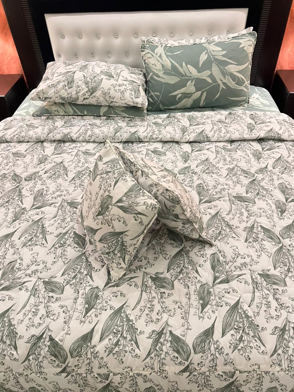 IV570 Cotton Comforter Set - Light Filling