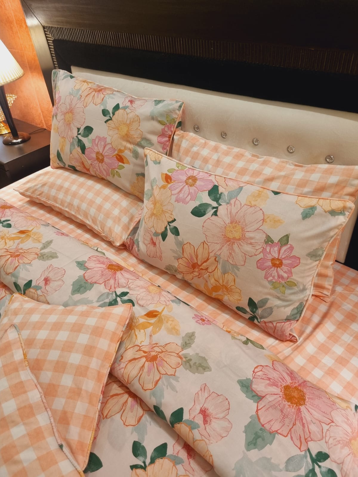 IV692 Percale Cotton Duvet Cover Set - Without Filling