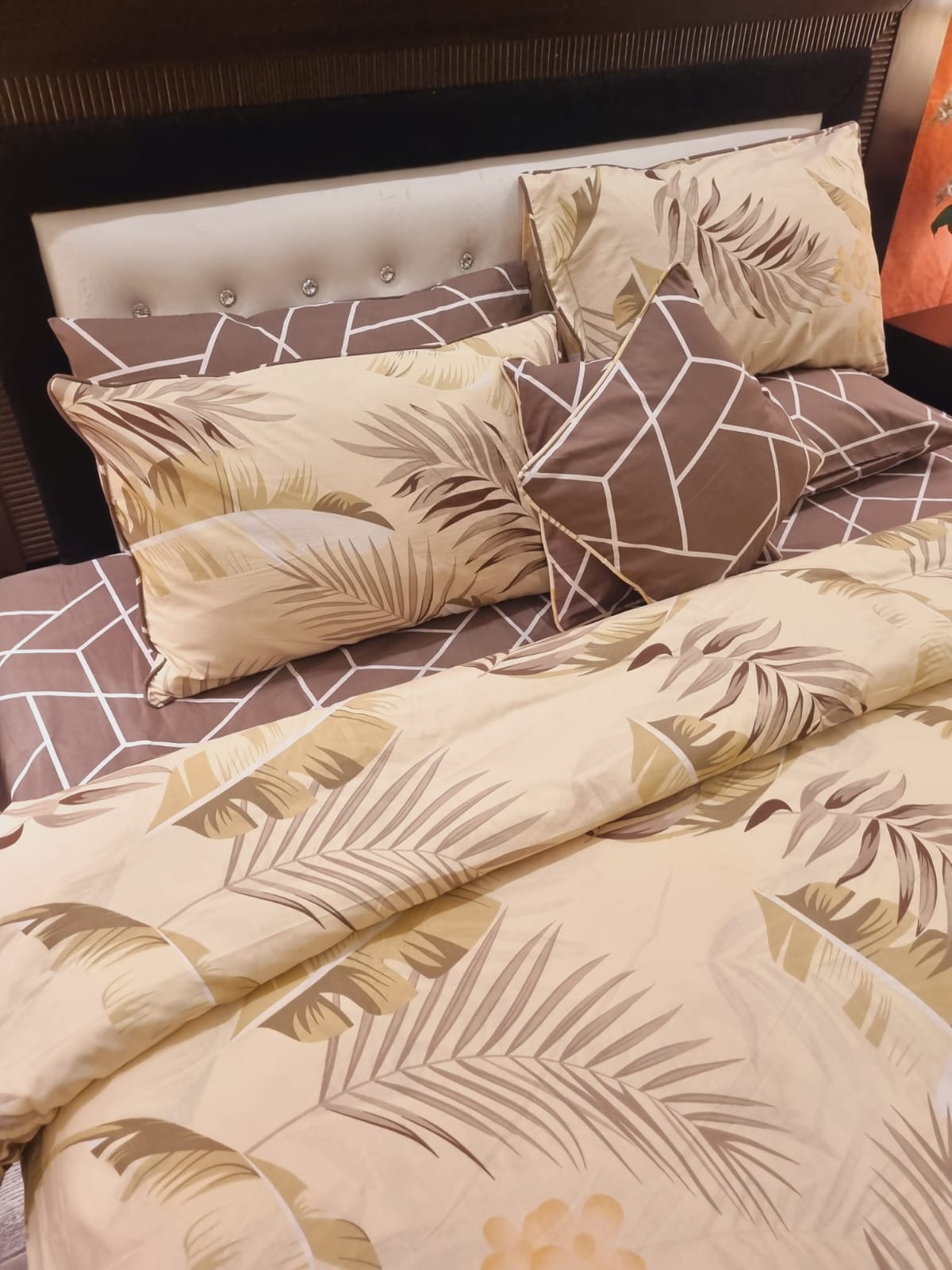 IV689 Cotton Comforter Set - Light Filling