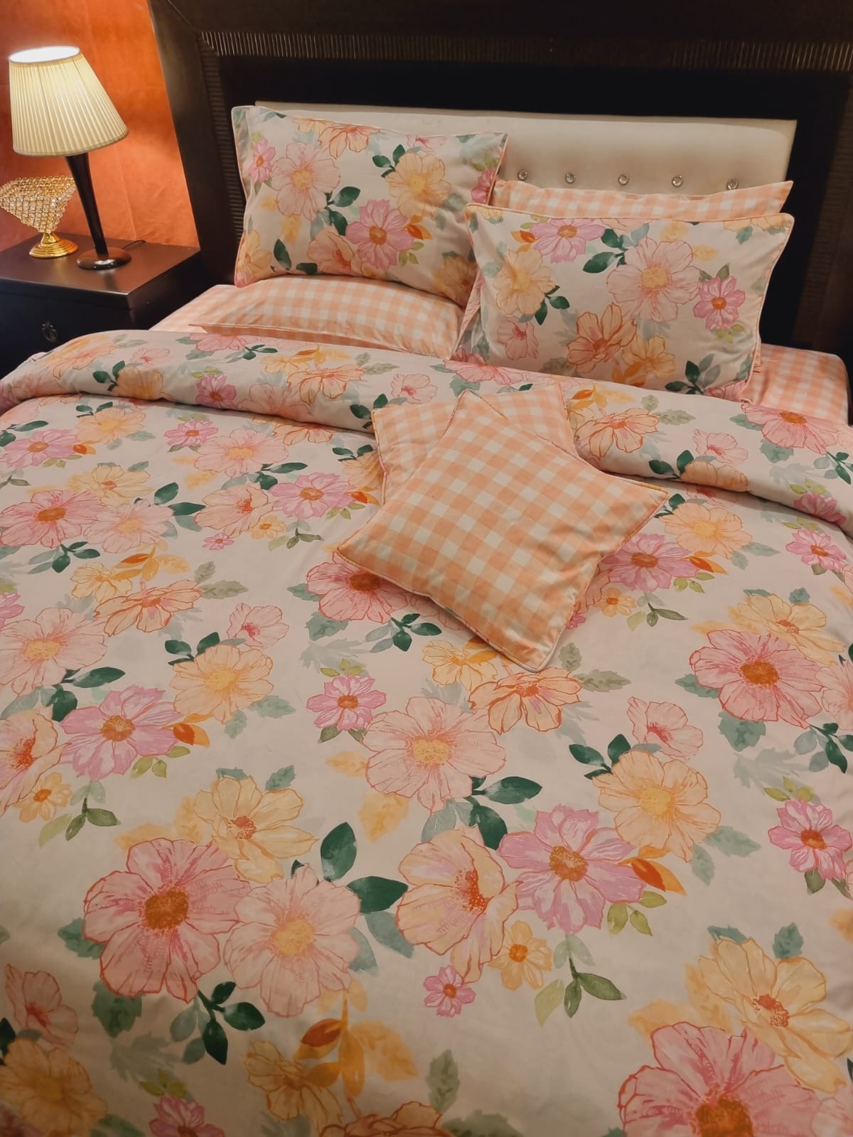 IV692 Percale Cotton Duvet Cover Set - Without Filling