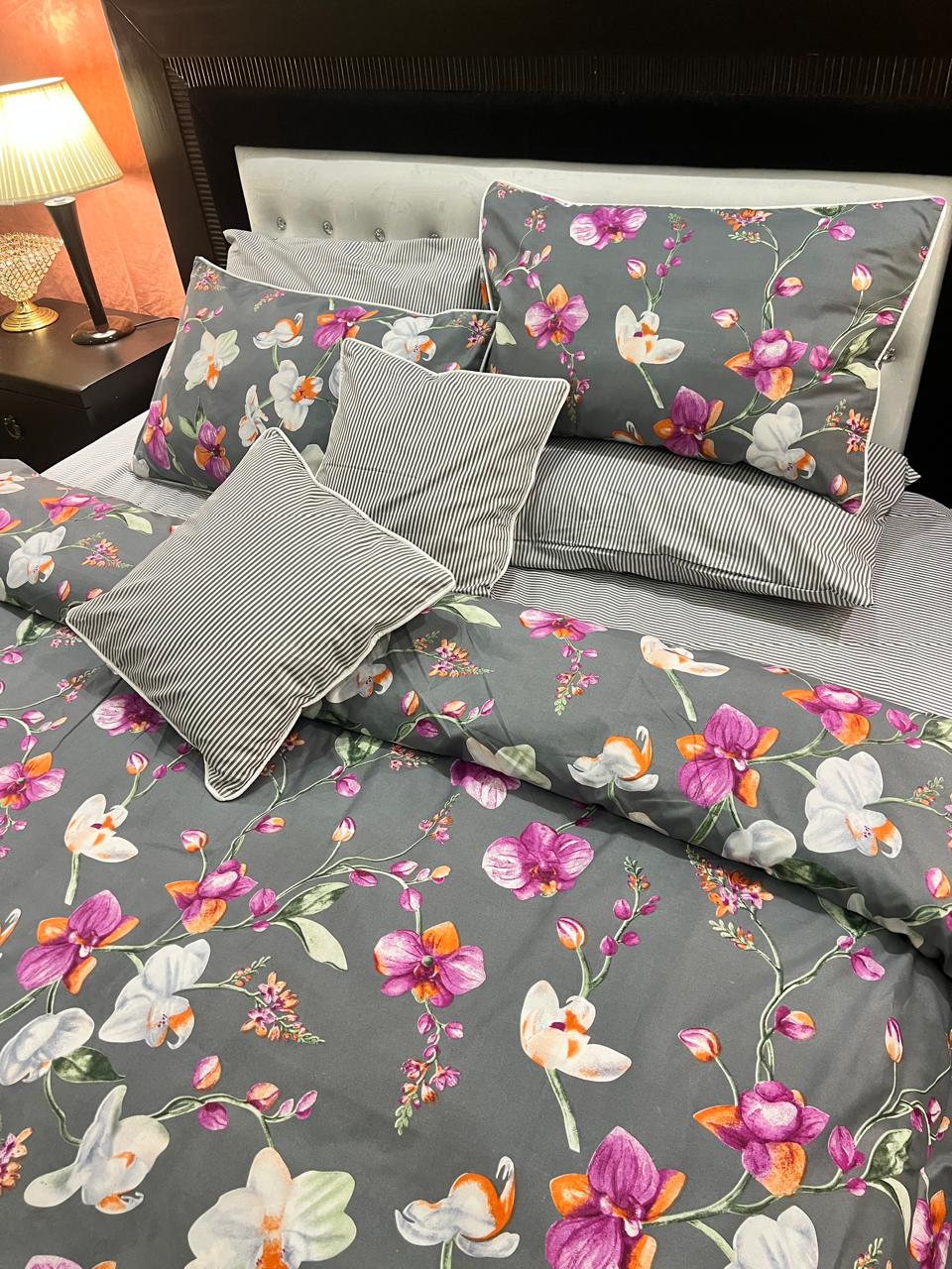 IV712 Cotton Duvet Cover Set - Without Filling