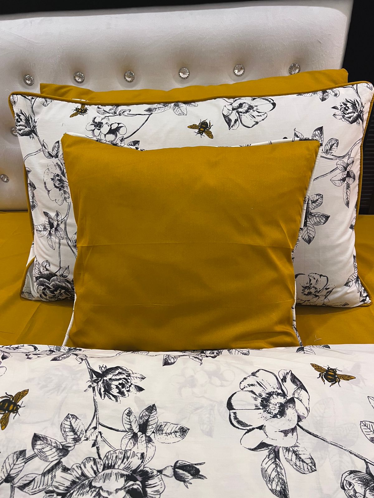 IV695 Percale Cotton Comforter Set - Light Filling