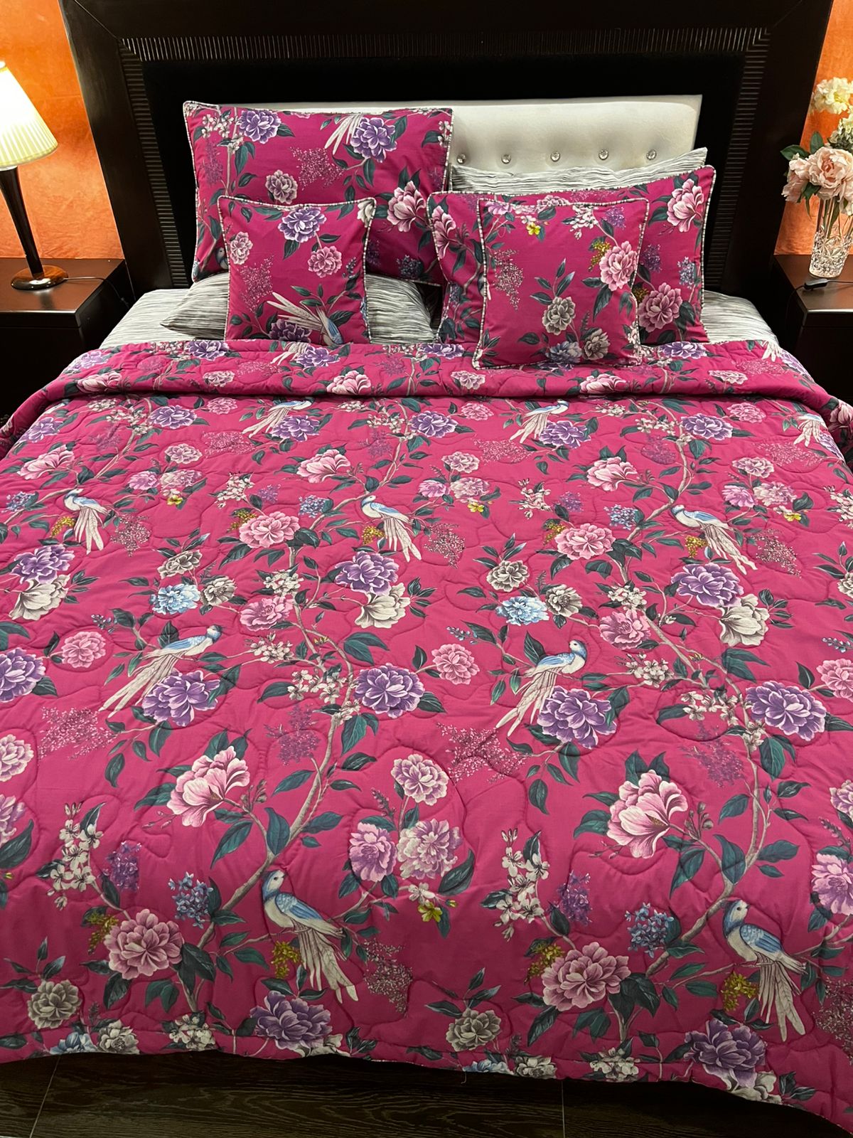 IV682 Cotton Comforter Set - Light Filling