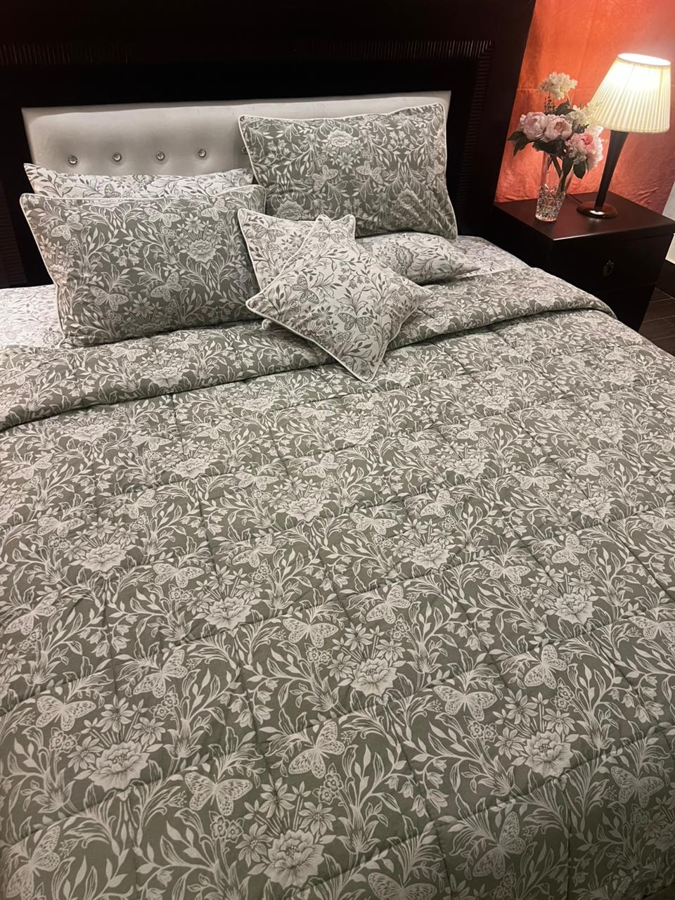 IV654 Cotton Comforter Set - Light Filling