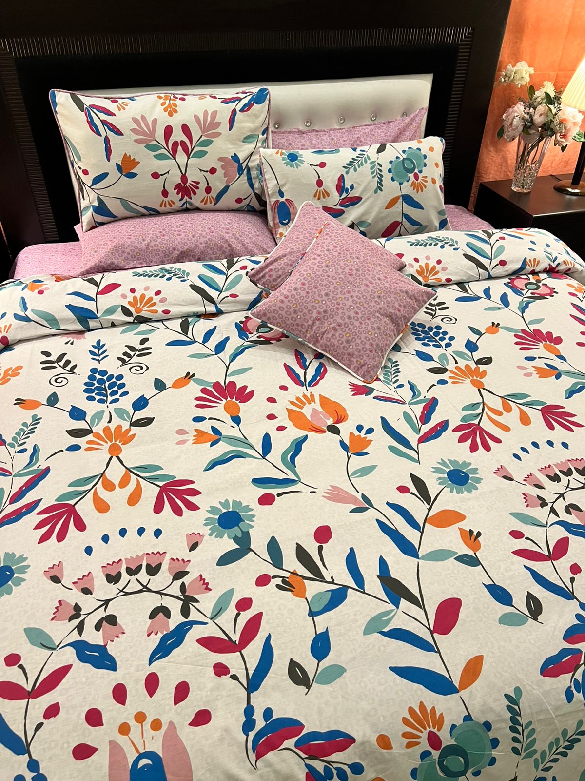 IV694 Cotton Comforter Set - Light Filling