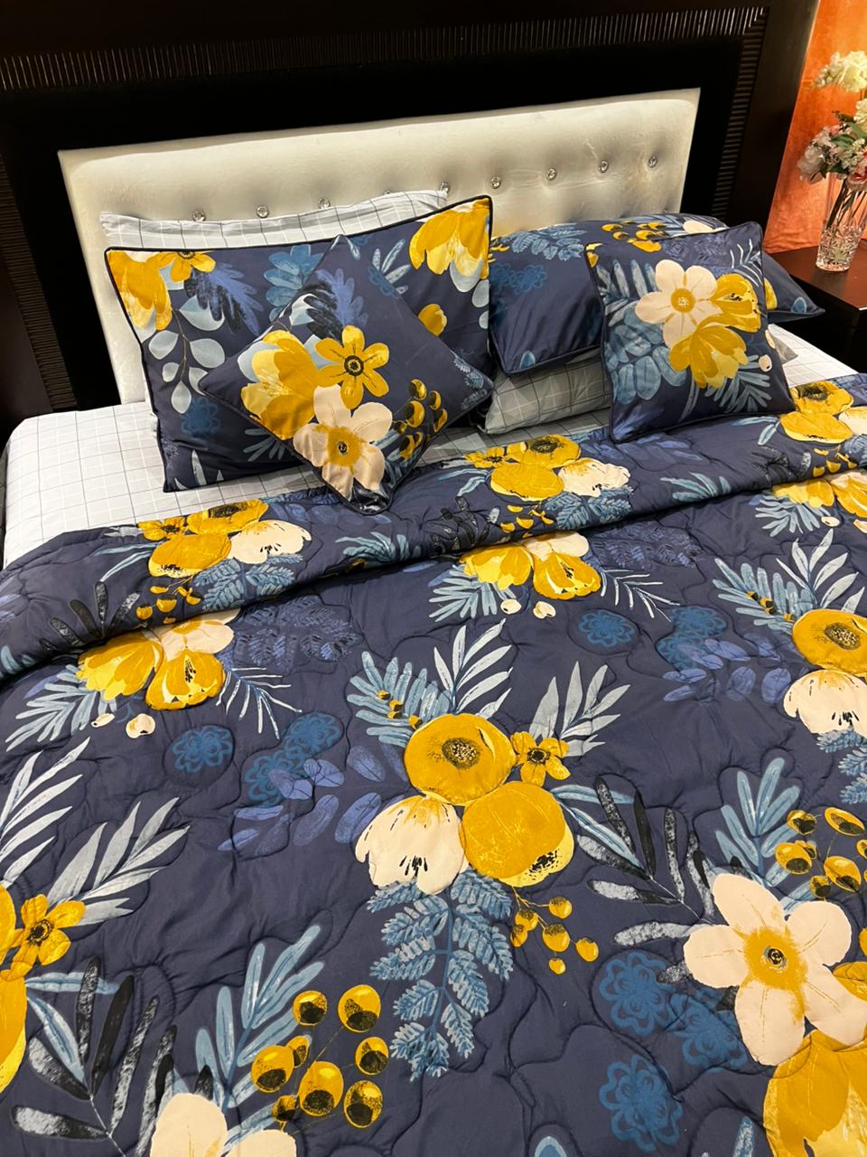 IV674 Cotton Comforter Set - Light Filling