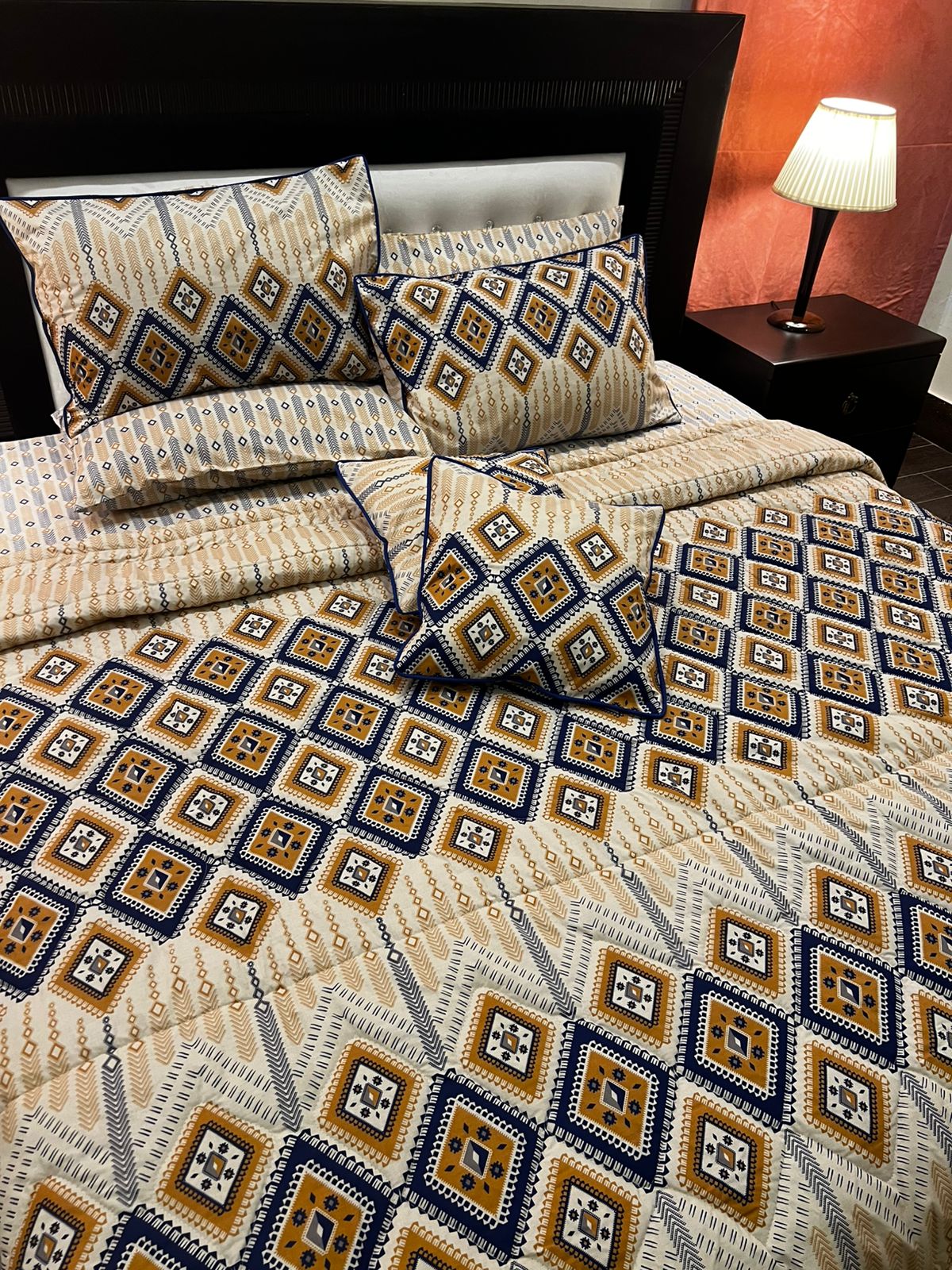 IV646 Cotton Comforter Set - Light Filling