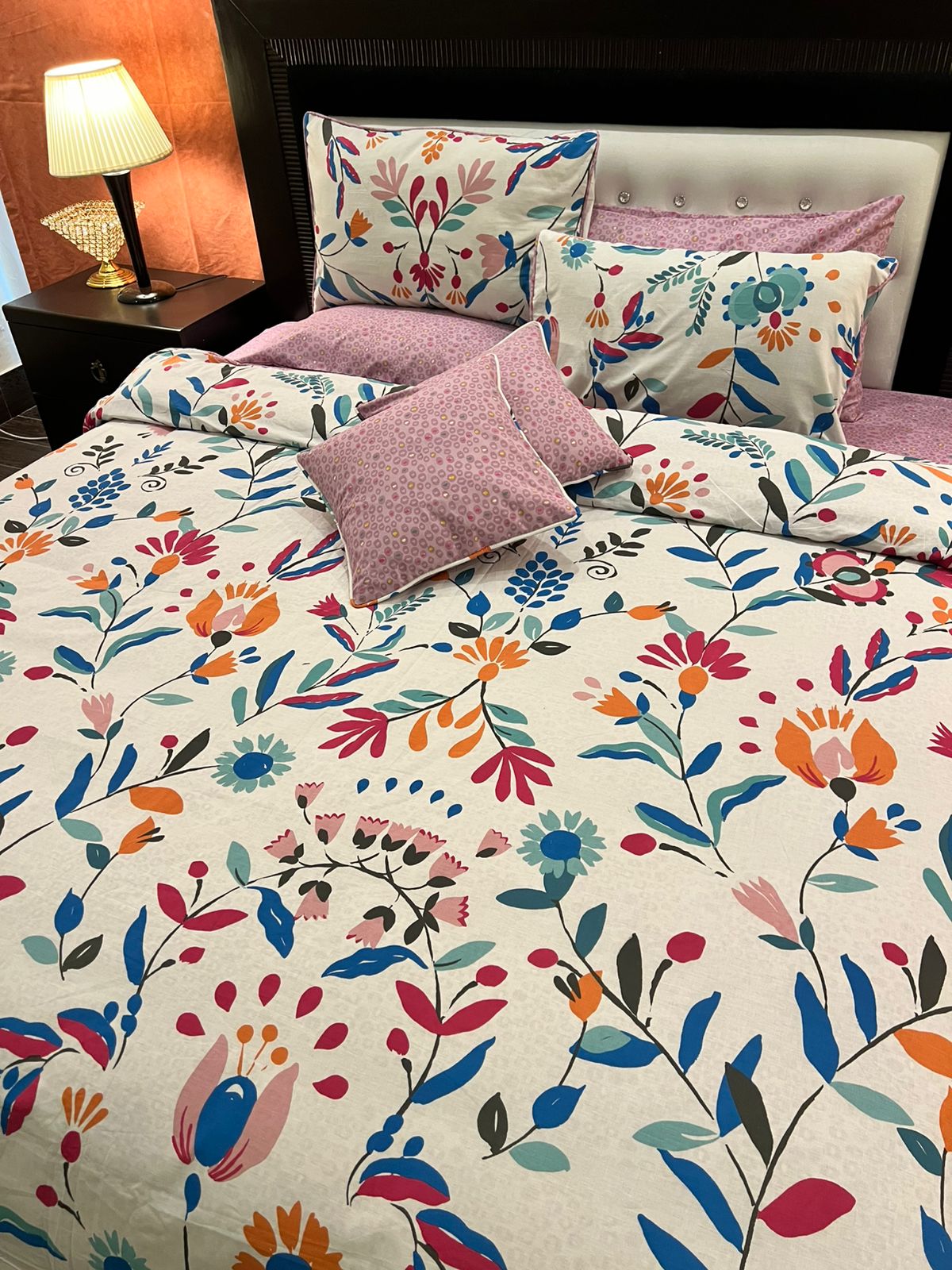 IV694 Cotton Comforter Set - Light Filling