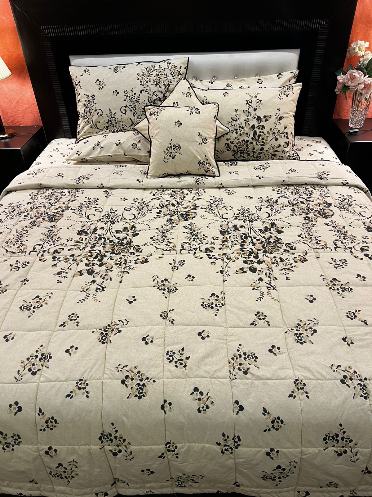 IV681 Cotton Comforter Set - Light Filling