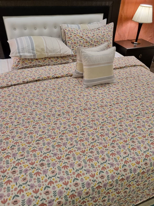 IV530 Cotton Comforter Set - Light Filling