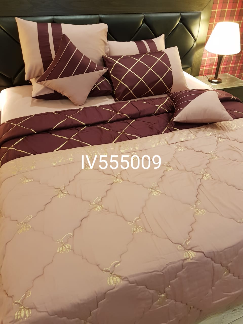 Rose Gold Opulence Luxury Comforter Set