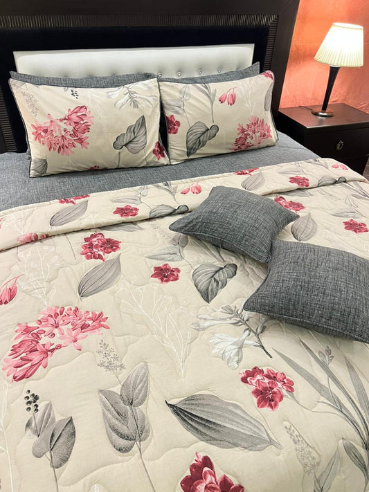 IV543 Cotton Comforter Set - Light Filling