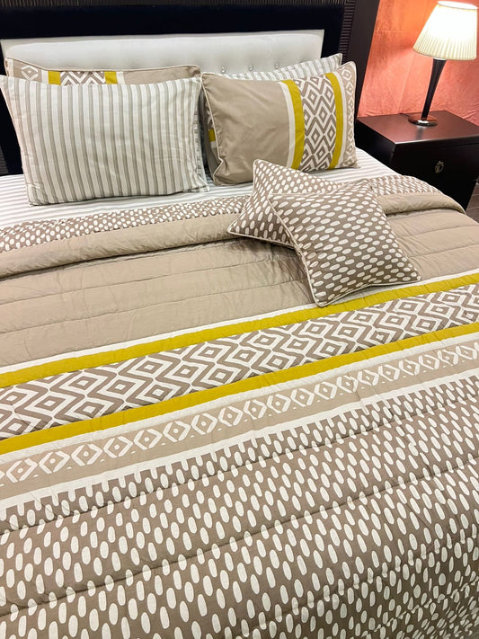 IV581 Cotton Comforter Set - Light Filling