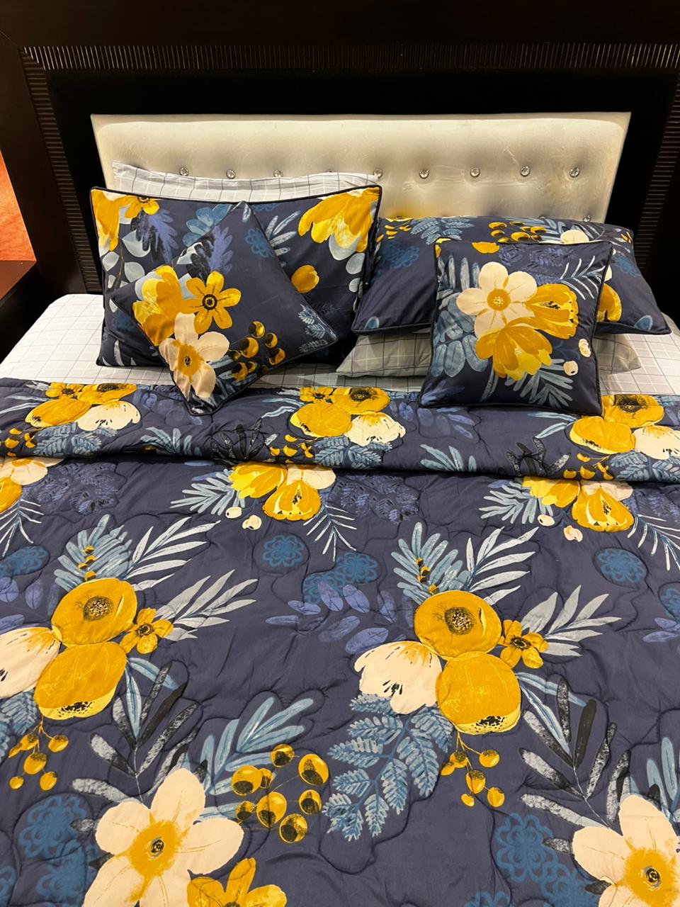 IV674 Cotton Comforter Set - Light Filling