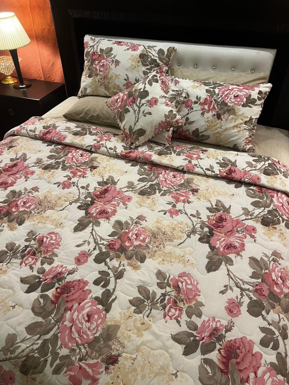IV658 Cotton Comforter Set - Light Filling