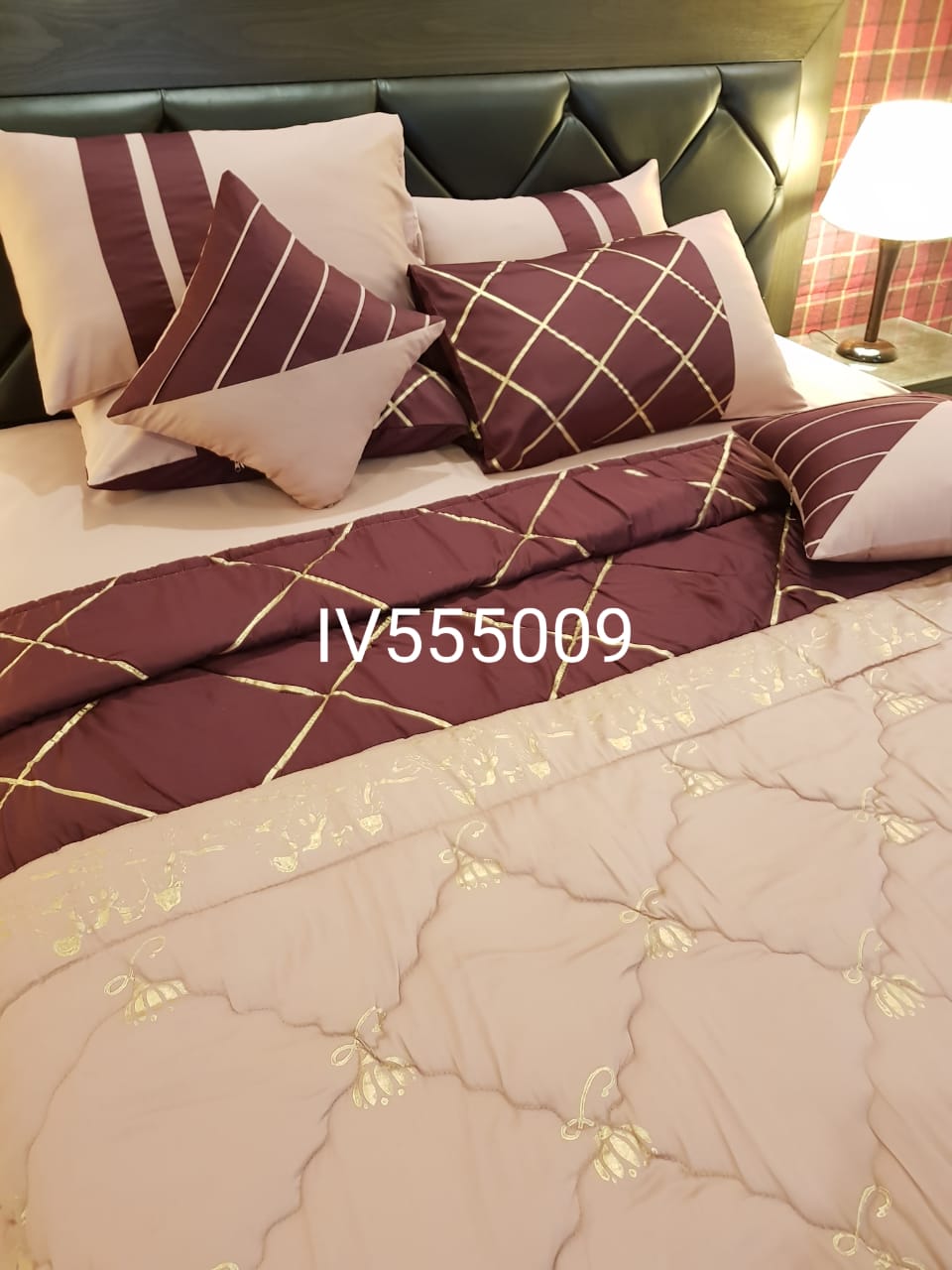 Rose Gold Opulence Luxury Comforter Set