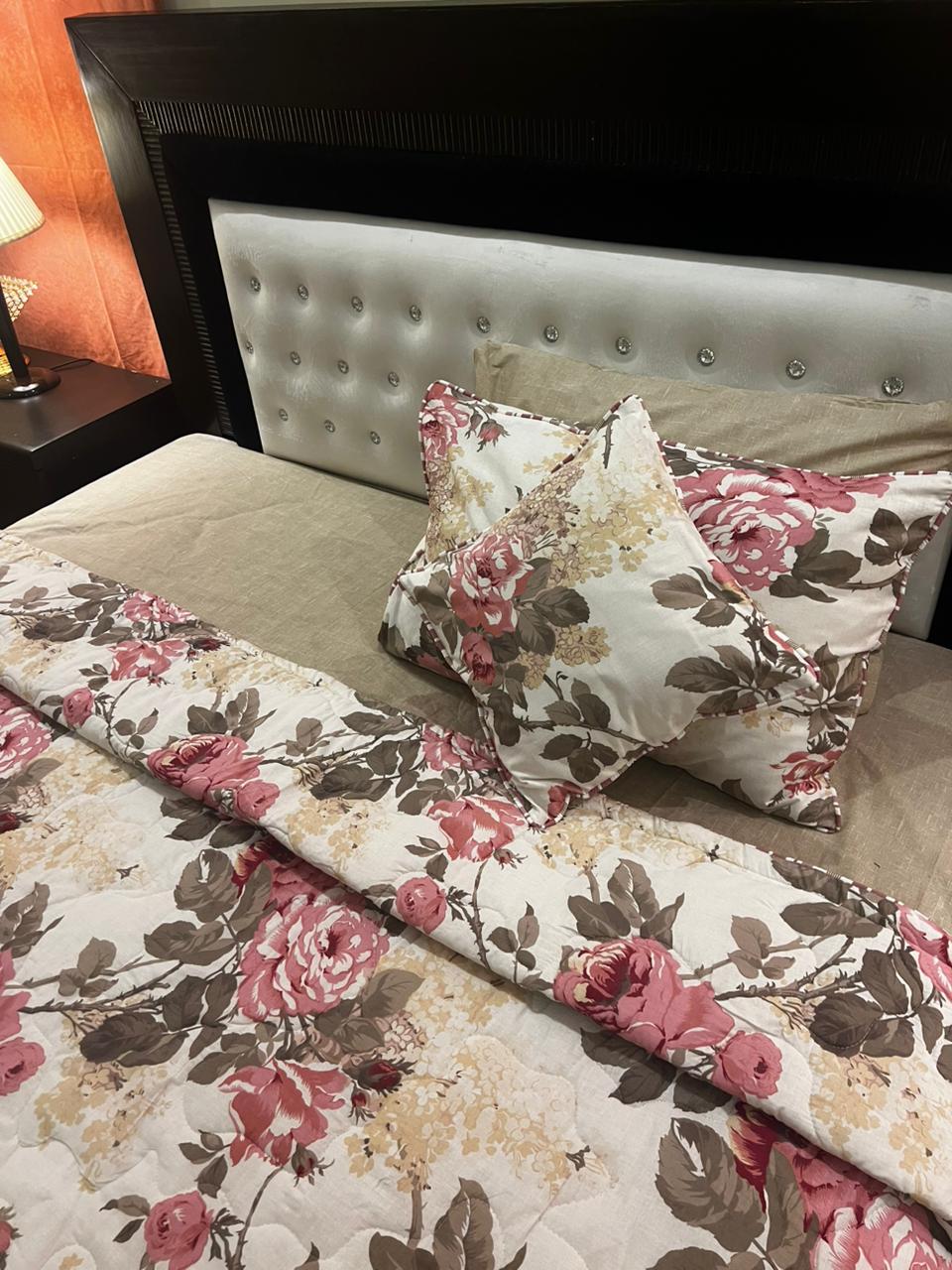 IV658 Cotton Comforter Set - Light Filling
