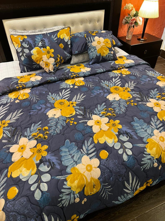 IV674 Cotton Comforter Set - Light Filling