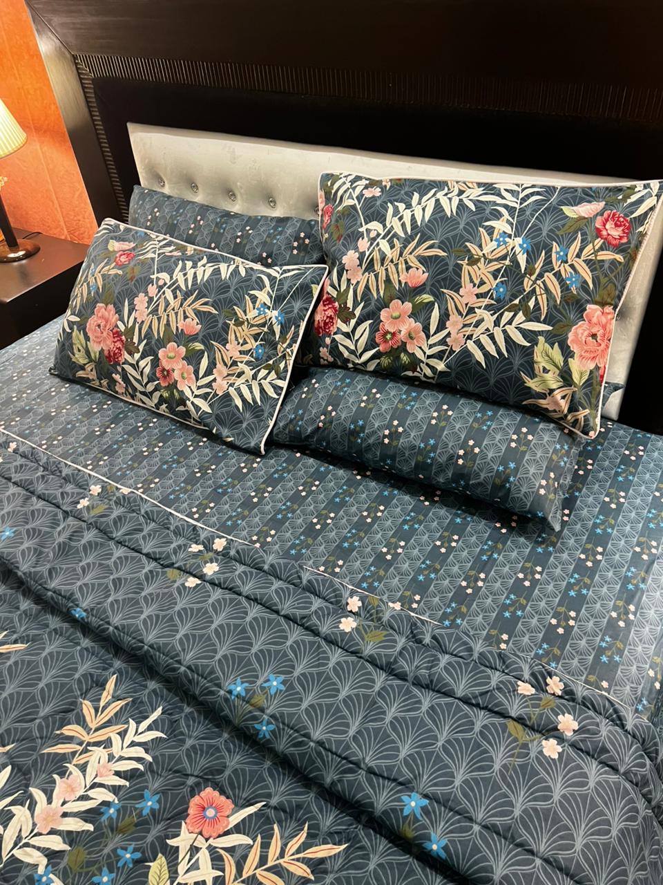 IV649 Cotton Comforter Set - Light Filling