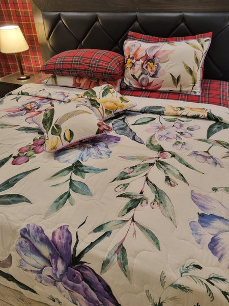 IV341 Cotton Duvet Cover Set - Without Filling