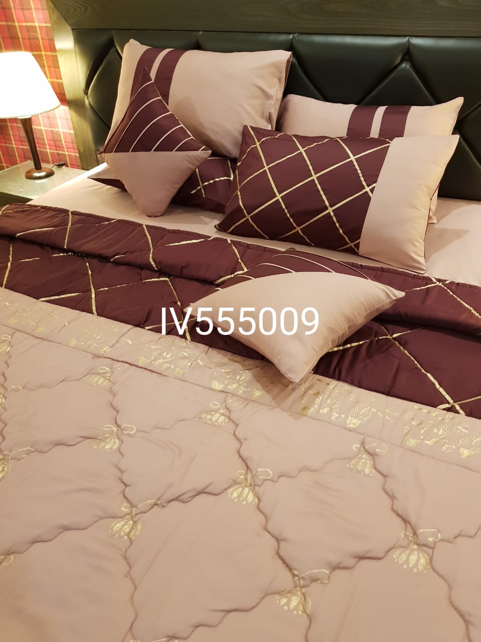 Rose Gold Opulence Luxury Comforter Set