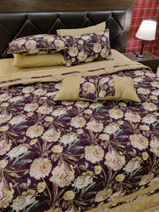 IV353 Luxury Cotton Satin Comforter Set - Light Filling