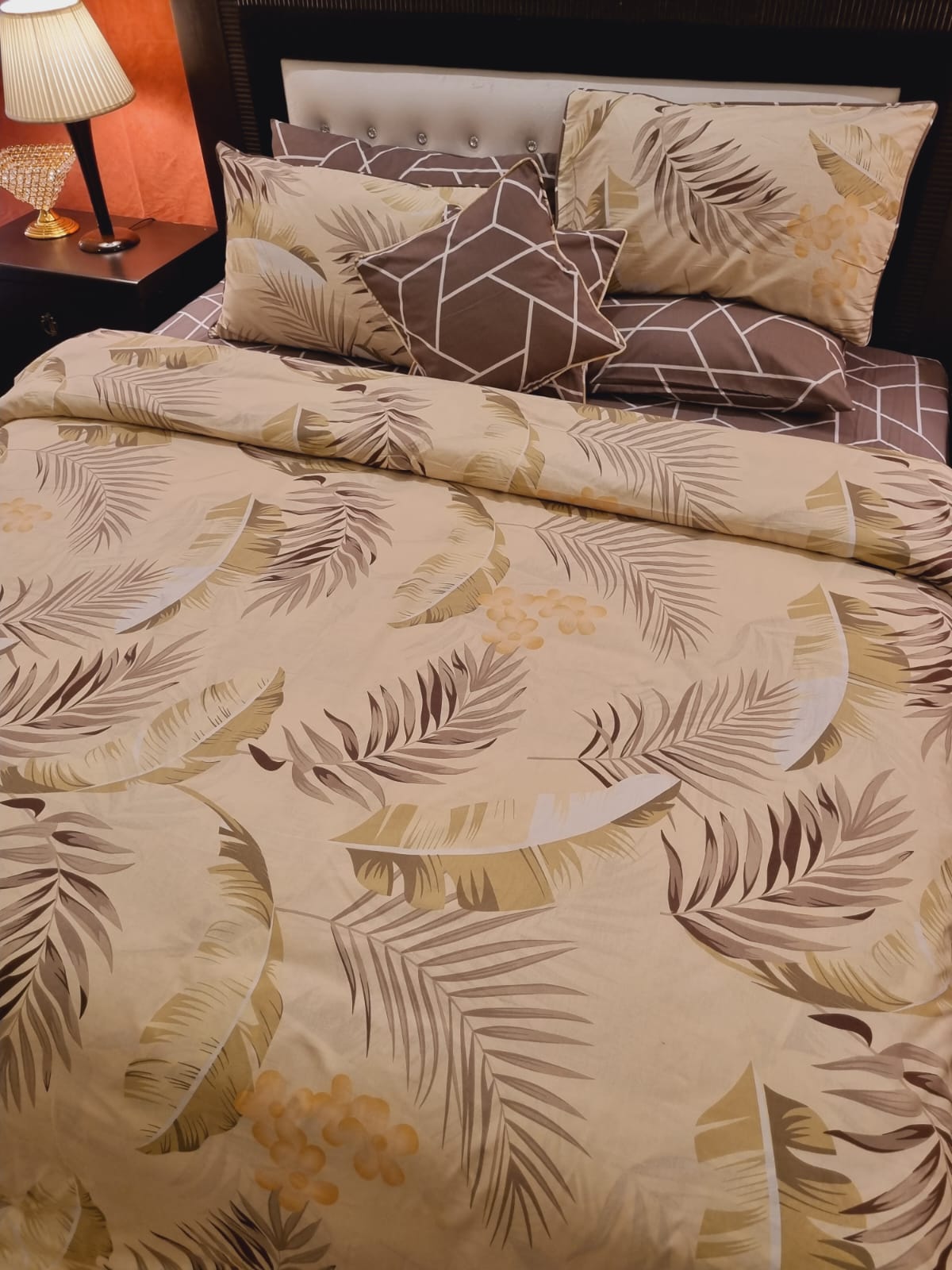 IV689 Cotton Comforter Set - Light Filling