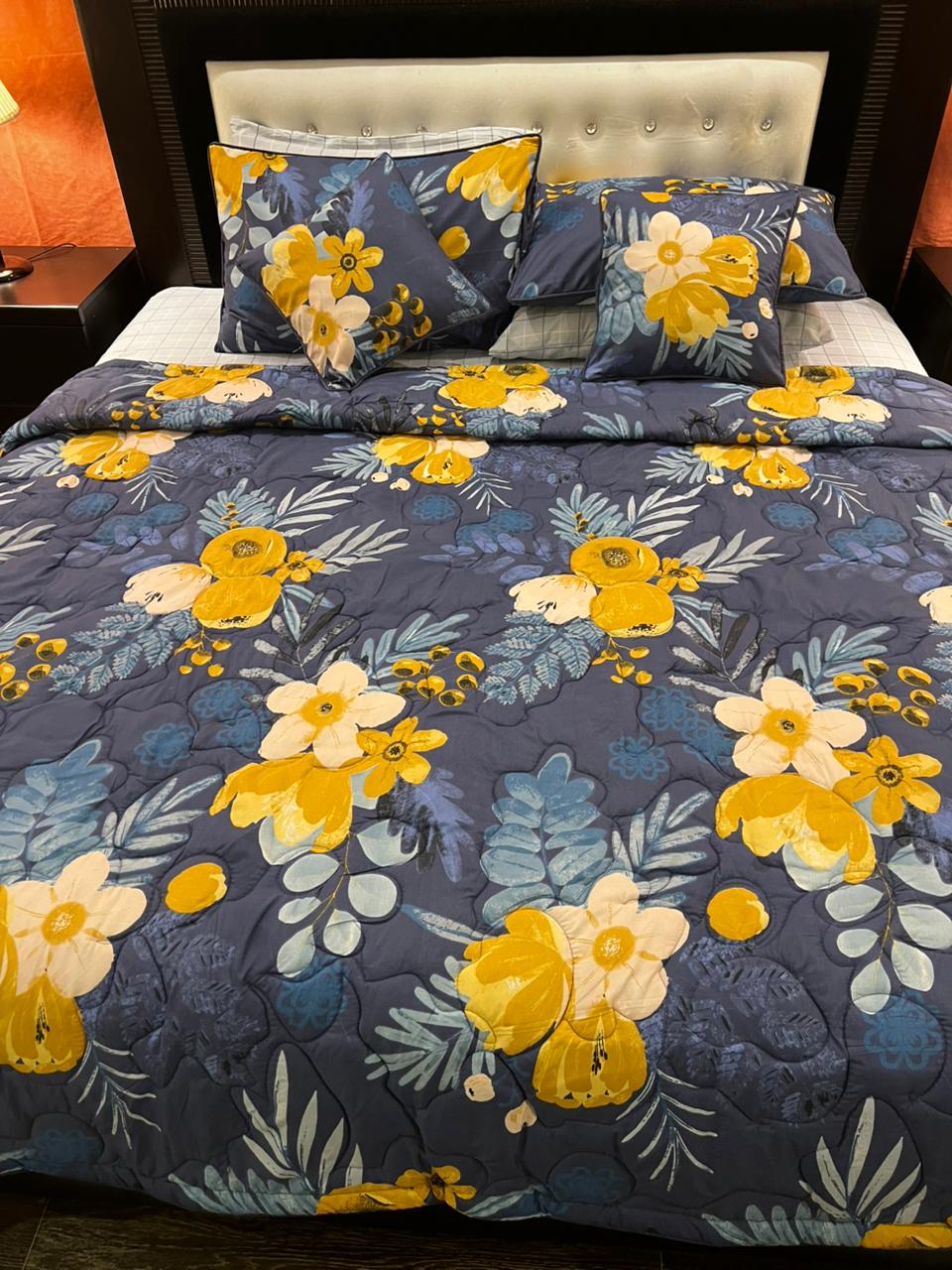 IV674 Cotton Comforter Set - Light Filling