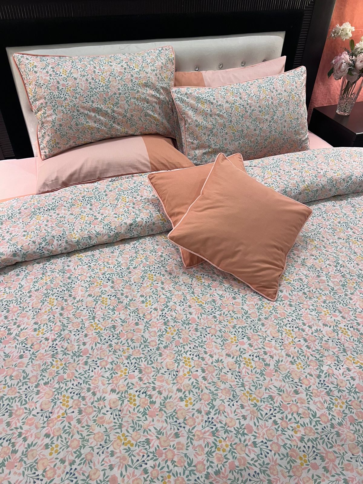 IV698 Cotton Comforter Set - Light Filling