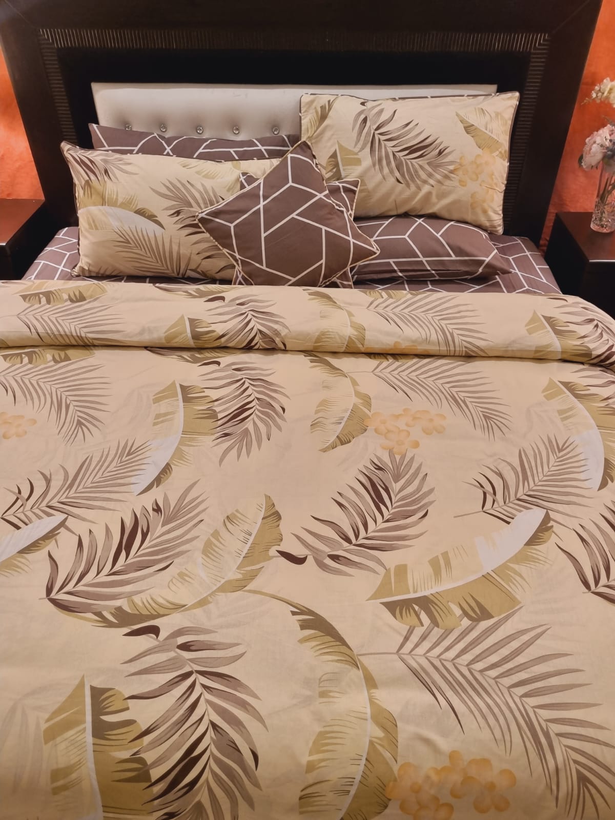 IV689 Cotton Comforter Set - Light Filling