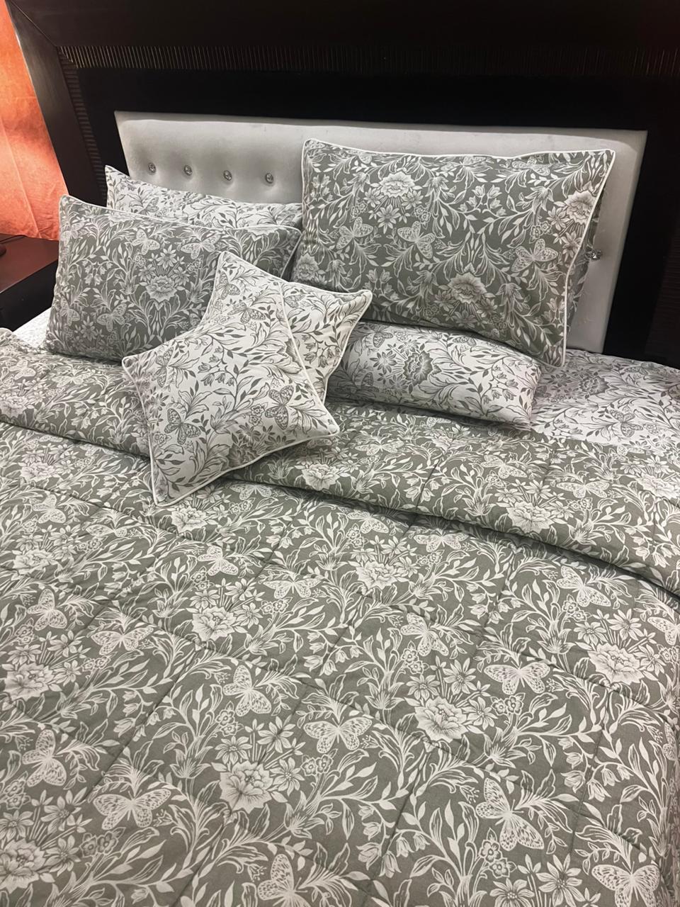 IV654 Cotton Comforter Set - Light Filling