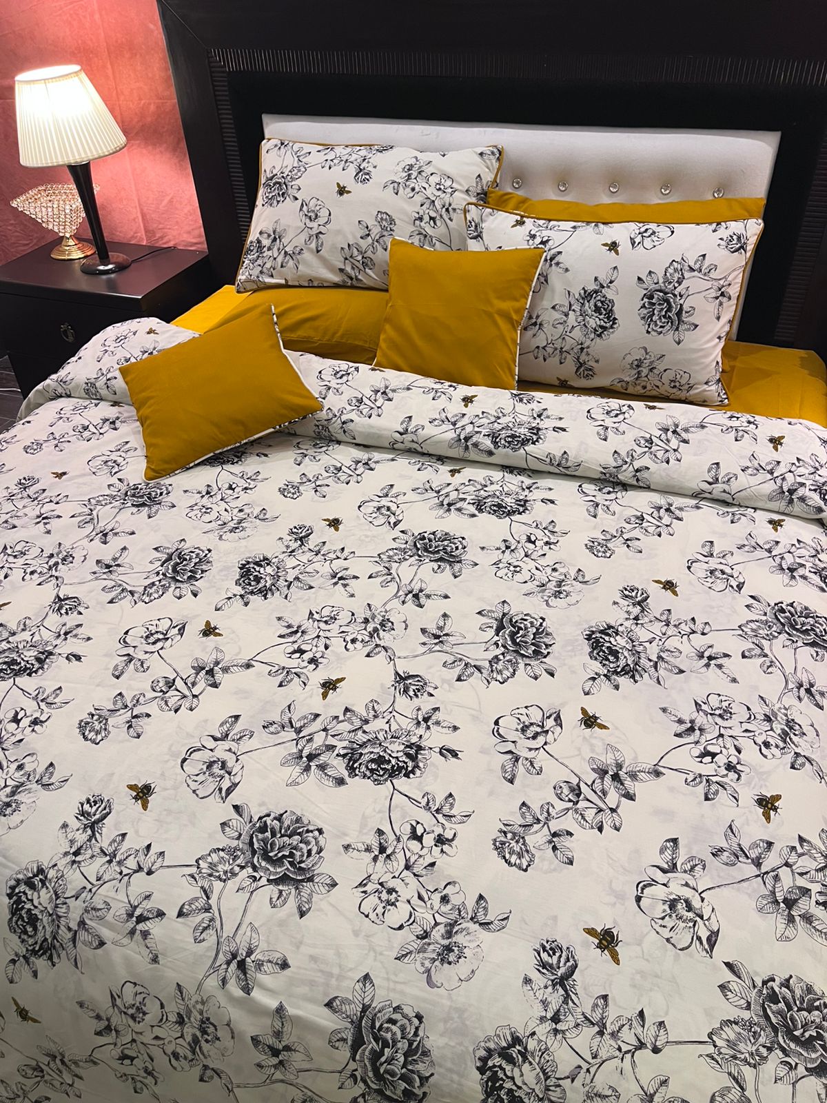 IV695 Percale Cotton Comforter Set - Light Filling
